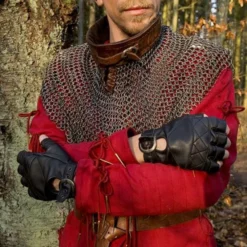 Epic Armoury Fingerlose Lederhandschuhe, Schwarz -pagan NiedrigerPreis fingerlose lederhandschuhe schwarz 2