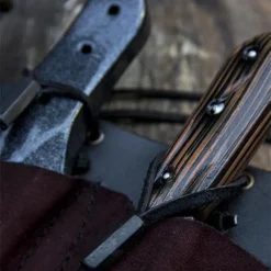 Epic Armoury Gürtelhalter Für 3 LARP Wurfmesser, Braun -pagan NiedrigerPreis guertelhalter fuer 3 larp wurfmesser braun 4