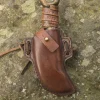Epic Armoury LARP Abdecker Messer Mit Halter, Braun