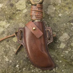 Epic Armoury LARP Abdecker Messer Mit Halter, Braun