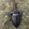 Epic Armoury LARP Kunai Messer Mit Halter, Schwarz