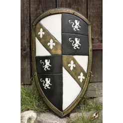 Epic Armoury LARP Lion Schild Weiß / Schwarz / Gold -pagan NiedrigerPreis larp lion schild weiss schwarz gold 4