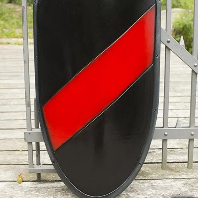 Epic Armoury LARP Ritter Schild Schwarz / Rot 1 Epic Armoury LARP Ritter Schild Schwarz / Rot