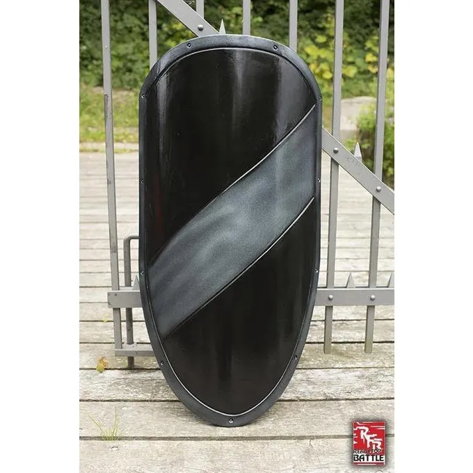 Epic Armoury LARP Ritter Schild Schwarz / Silber 3 Epic Armoury LARP Ritter Schild Schwarz / Silber – Bild 3