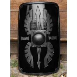 Epic Armoury LARP Roman Scutum, Schwarz -pagan NiedrigerPreis larp roman scutum schwarz 3