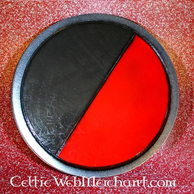 Epic Armoury LARP Rundes Schild Schwarz / Rot 2 Epic Armoury LARP Rundes Schild Schwarz / Rot – Bild 2