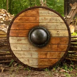Epic Armoury LARP Shield Thegn, Weiß Holz, 70 Cm