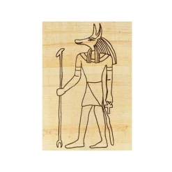 Papyrus Färbenden Platte ägyptischer Gott Anubis -pagan NiedrigerPreis papyrus faerbenden platte aegyptischer gott anubis 2