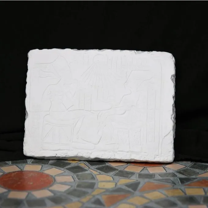 Relief Aton Und Nofretete 1 Relief Aton Und Nofretete