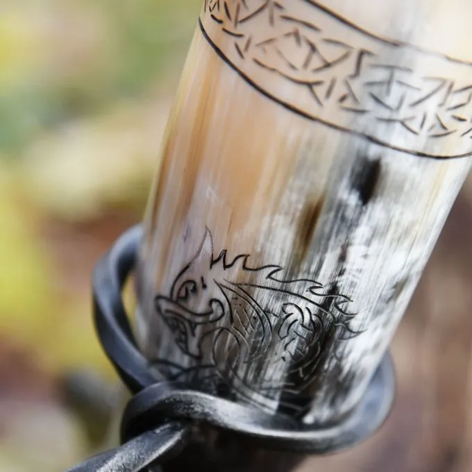 Deepeeka Trinkhorn Fenrir Wolf 4 Deepeeka Trinkhorn Fenrir Wolf – Bild 4