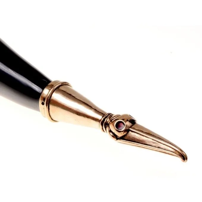 Viking Trinkhorn Odin Mit Rabenkopf 1 Viking Trinkhorn Odin Mit Rabenkopf